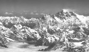 Aerial view of the Eastern Himalayas