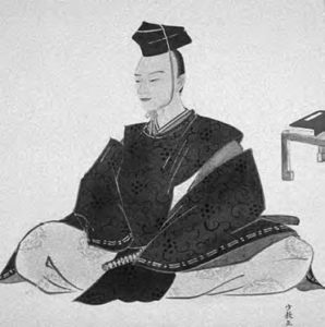 illustration of a man sitting in noble robes.