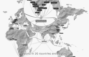 map showing all the belt and road initiative ports