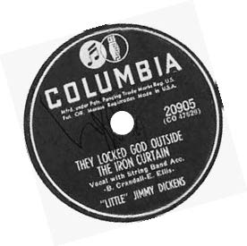 vinyl cover for columbia records they locked god outside the iron curtain