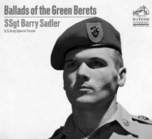 album cover for ballads of the green berets