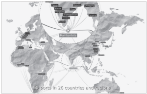 Map of the BRI related countries and regions