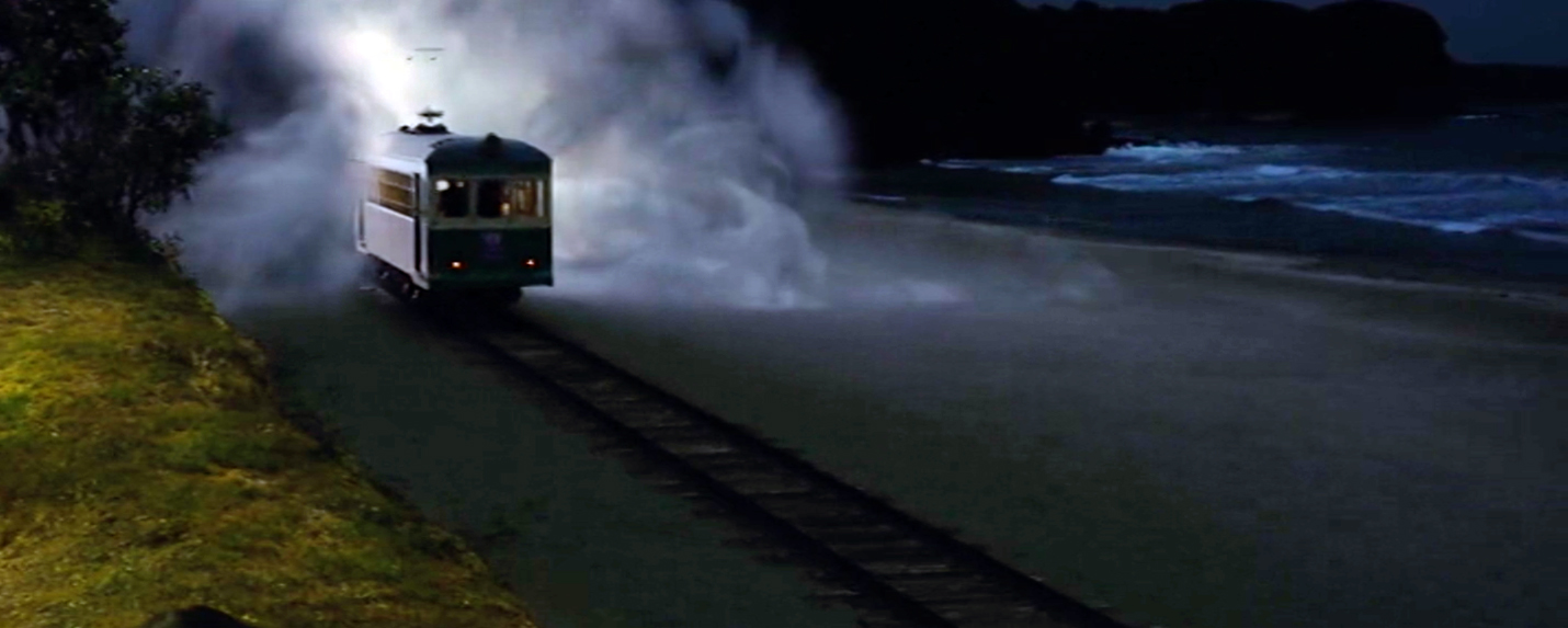The nightly Enoden train ferries the spirits of the dead to the afterlife.