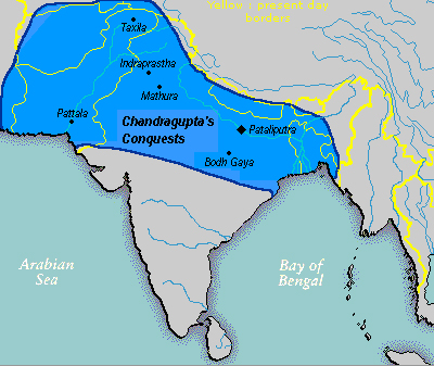 The Mauryan Empire c. 305 BCE