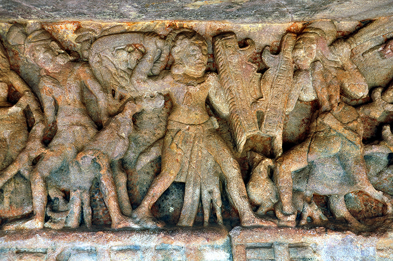 Indian Warfare Relief Sculpture, 2nd Century BCE