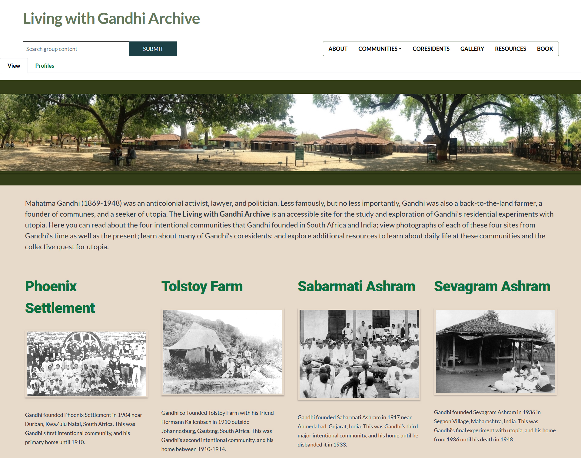 Living with Gandhi Archive