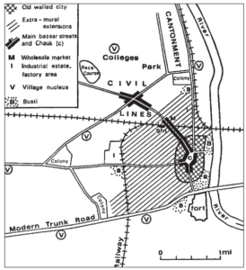 Map of Generalized Diagram of the Indian City
