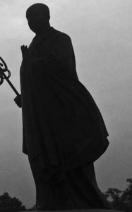 The statue of Xuanzang