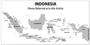 Map of Indonesia places referred to in this article