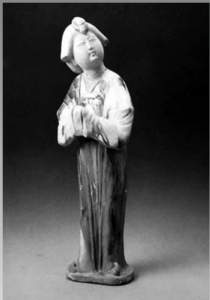 terracotta of a woman